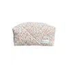 Punchiess Yellow / Orange Orange Floral Makeup Bag In Yellow/orange