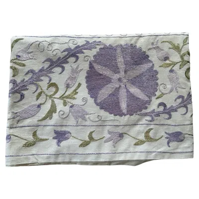 Punica Pink / Purple / Green Suzani Throw