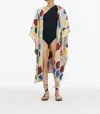 Punicana Istanbul Caftan In Multi Baklava Motif In Multi