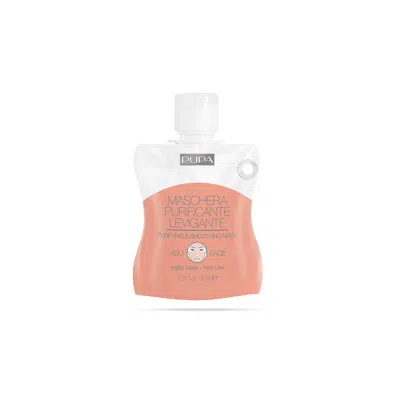 Pupa Milano Purifying And Smoothing Face Mask - Pink Clay By  For Unisex - 1 oz Mask In White
