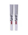Pupa Milano Women's 0.32oz 100 Extra Black Vamp Mascara Pack Of 2
