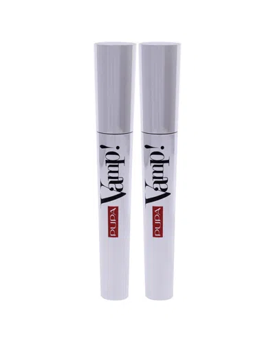 Pupa Milano Women's 0.32oz 100 Extra Black Vamp Mascara Pack Of 2