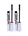 Pupa Milano Women's 0.3oz 001 Extra Black Vamp Waterproof Mascara - Pack Of 2