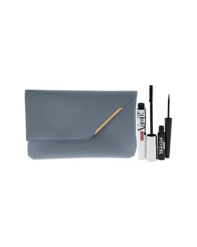 Pupa Milano Women's Vamp Mascara Waterproof And Made To Last Liner 3pc Set