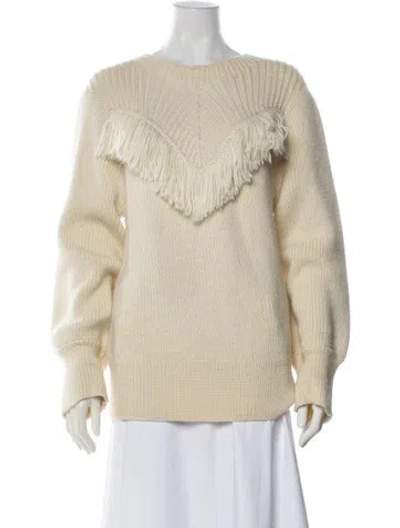 Pre-owned Puppets And Puppets Cashmere Crew Neck Top In Neutral