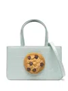 PUPPETS AND PUPPETS GREEN COOKIE SMALL TOTE BAG
