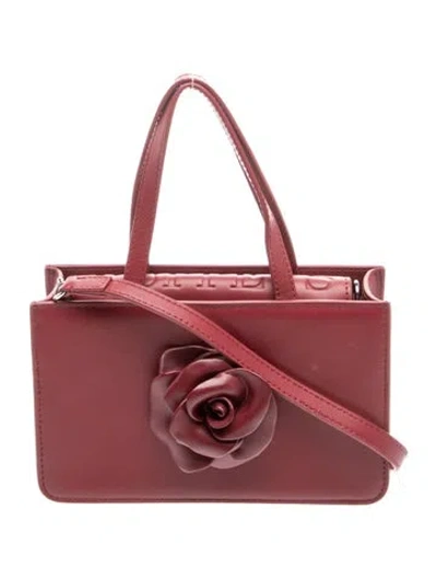 Pre-owned Puppets And Puppets Leather Shoulder Bag In Red