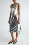 PUPPETS AND PUPPETS SEQUIN TANK DRESS