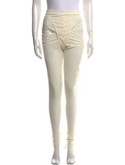 Pre-owned Puppets And Puppets Skinny Leg Pants In Neutrals