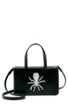 PUPPETS AND PUPPETS SMALL SPIDER FAUX LEATHER HANDBAG