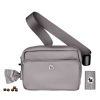 Puppington 3-in-1 Dog Walking Bag With Poop Bags In Charcoal Gray