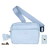 Puppington 3-in-1 Dog Walking Bag With Poop Bags In Ice Blue
