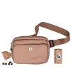 Puppington 3-in-1 Dog Walking Bag With Poop Bags In Latte Beige