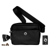 Puppington 3-in-1 Dog Walking Bag With Poop Bags In Onyx Black