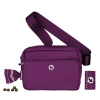 Puppington 3-in-1 Dog Walking Bag With Poop Bags In Plum Wine
