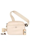 Puppington 3-in-1 Dog Walking Bag With Poop Bags In Vanilla Cream