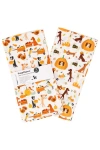 Puppington Dog Kitchen Towels In Harvest Hounds