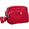 Puppington Walk Star Kit 3-in-1 Dog Walk Bag Plus Matching 90 Refill Dog Poop Bags In Red