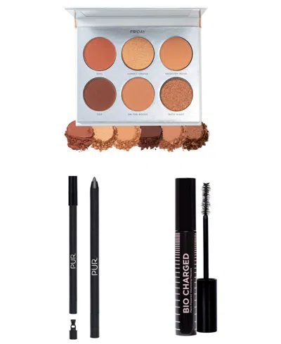 Pür 3-pc. The Essential Eye Makeup Set In Black,black,friday