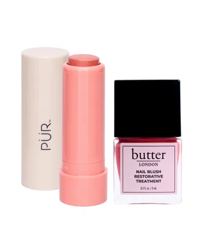 Pur Minerals 2-piece Nail, Lip And Cheek Set In Multi