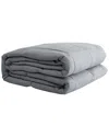 Pur Serenity Cotton Cozy Weighted Blanket In Grey