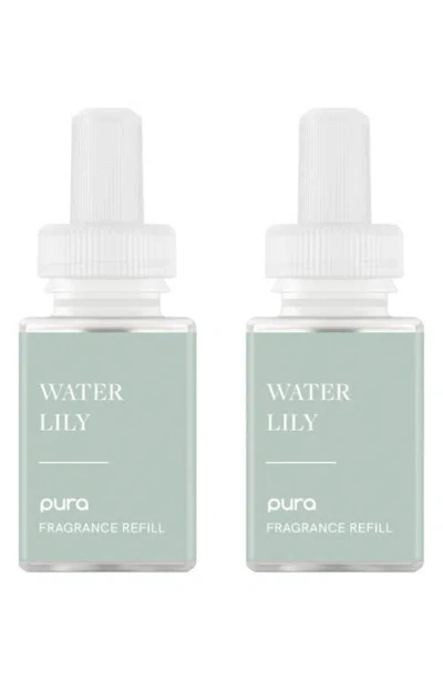 Pura 2-pack Diffuser Fragrance Refills In Water Lily