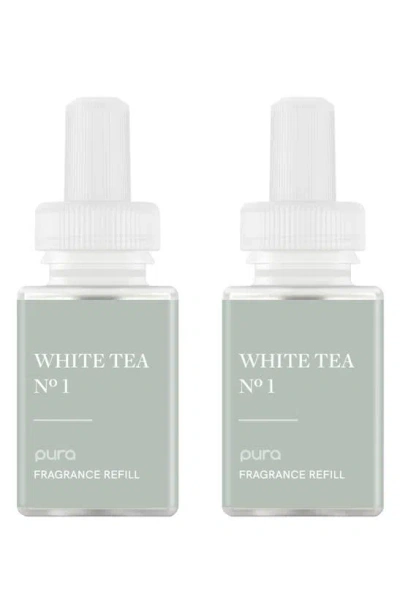 Pura 2-pack Diffuser Fragrance Refills In White Tea No 1