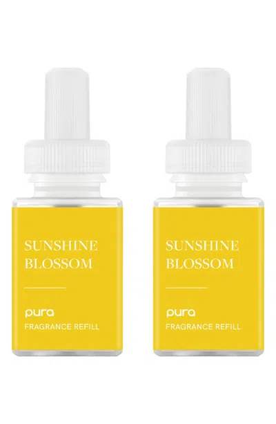 Pura 2-pack Diffuser Fragrance Refills In Yellow