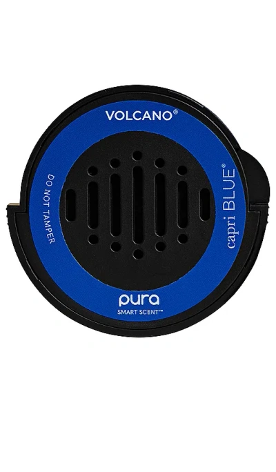 Pura Capri Blue Volcano Car Diffuser In Black