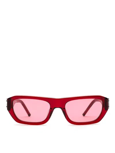 Pura Hinge Black Green Sunglass In Red