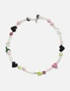 Pura Utz Black Hearts Necklace