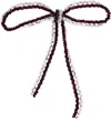 Pura Utz Striped Sad Bow Ear Stick Single Earring