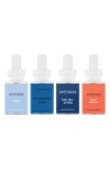 Pura X Apotheke 4-pack Diffuser Fragrance Refills In Blue