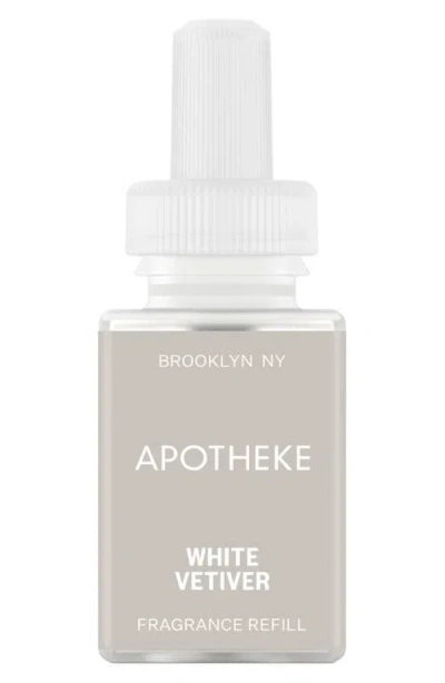 Pura X Apotheke White Vetiver Smart Fragrance Diffuser Refill In Gray