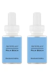 Pura X Archipelago 2-pack Smart Diffuser Fragrance Refills In Palm Beach
