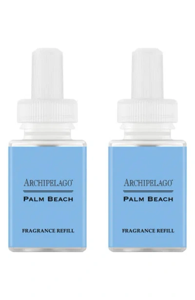 Pura X Archipelago 2-pack Smart Diffuser Fragrance Refills In Palm Beach