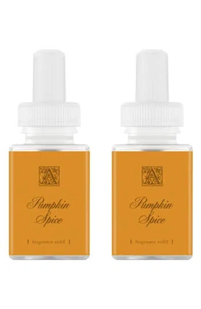 Pura X Aromatique Pumpkin Spice 2-pack Diffuser Fragrance Refills In Orange