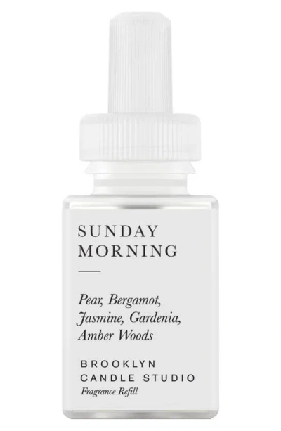 Pura X Brooklyn Candle Studio Sunday Morning Smart Fragrance Diffuser Refill, One Size oz In White