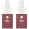 Pura X Capri Blue Chestnut Embers 2-pack Smart Fragrance Diffuser Refills In Tinsel & Spice