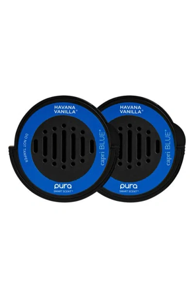 Pura X Capri Blue Havana Vanilla Car Fragrance Refill Duo