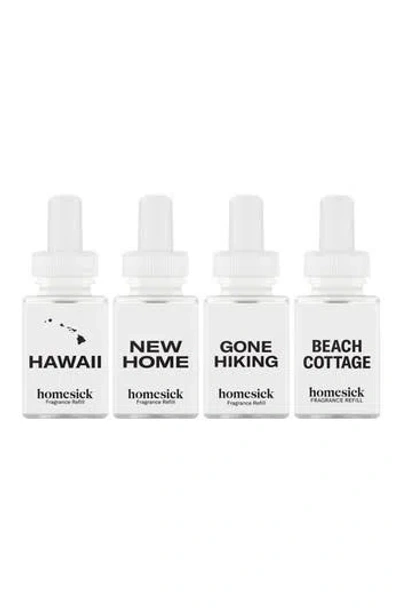 Pura X Homesick 4-pack Assorted Fragrance Refills