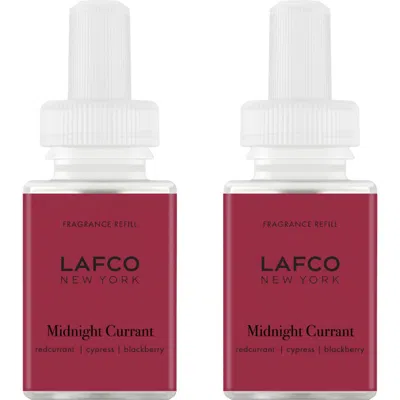 Pura X Lafco Birchwood Molasses 2-pack Smart Diffuser Fragrance Refills In Midnight Currant