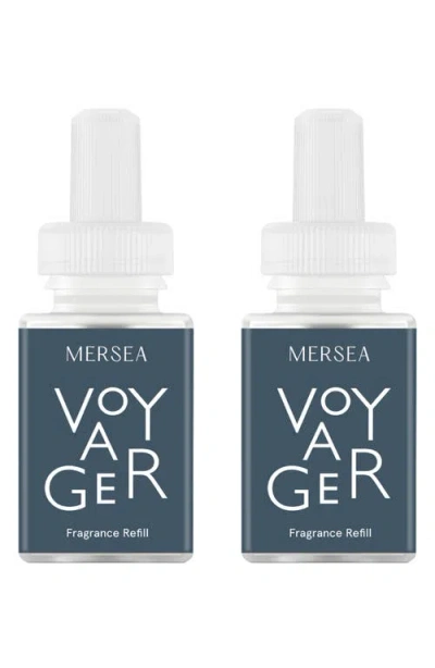 Pura X Mersea 2-pack Diffuser Fragrance Refills In Blue