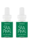 Pura X Mersea Saltaire 2-pack Diffuser Fragrance Refills In Sea Pines