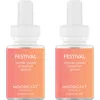 Pura X Moodcast Beach Vacay 2-pack Diffuser Fragrance Refills In Orange