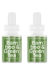 Pura X Paddywax 2-pack Smart Fragrance Diffuser Refills In Bamboo Green Tea