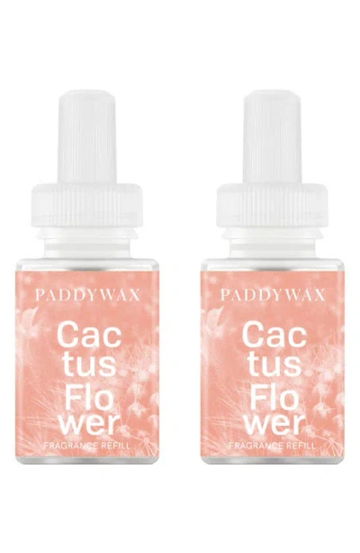 Pura X Paddywax Bamboo & Green Tea 2-pack Diffuser Fragrance Refills In Cactus Flower