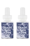 Pura X Paddywax 2-pack Smart Fragrance Diffuser Refills In Ocean Tide Sea Salt