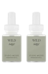 Pura X Studio Mcgee French Linen 2-pack Diffuser Fragrance Refills In Green