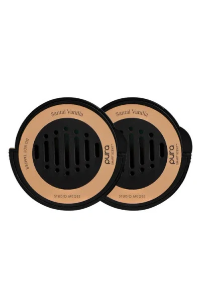 Pura X Studio Mcgee Santal Vanilla Car Fragrance Refill Duo